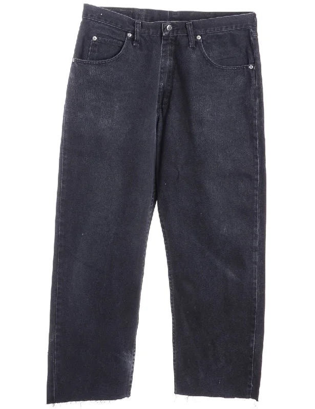 Sheer T-ShirtsLabel Tapered Cropped Jeans