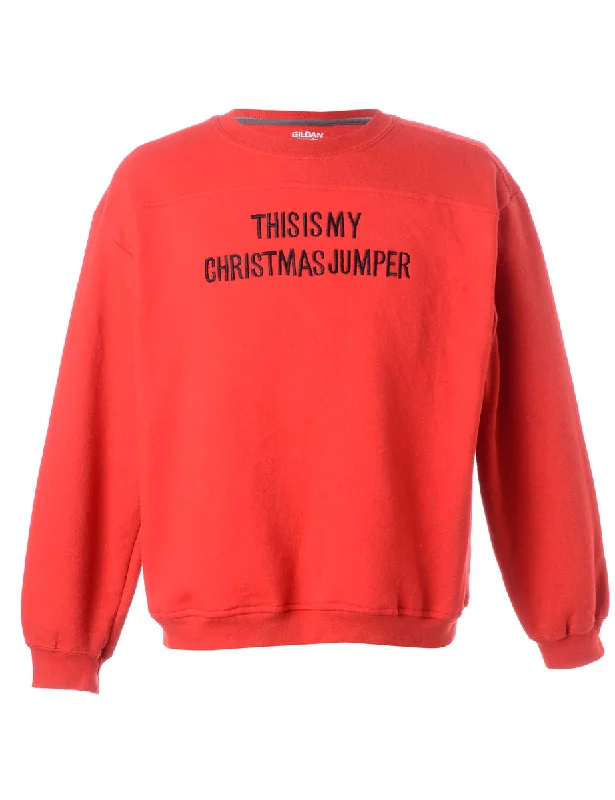 Striped T-ShirtsLabel This Is My Christmas Sweatshirt