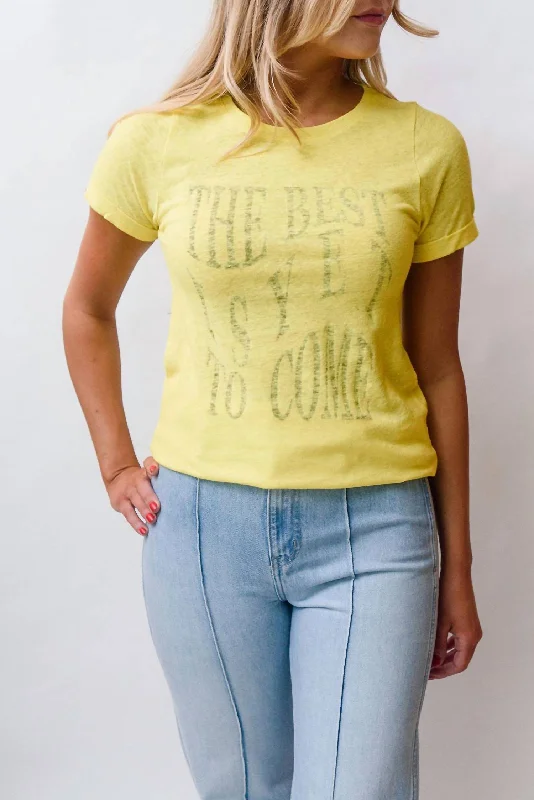 Compression T-ShirtsManolis T-Shirt In Yellow