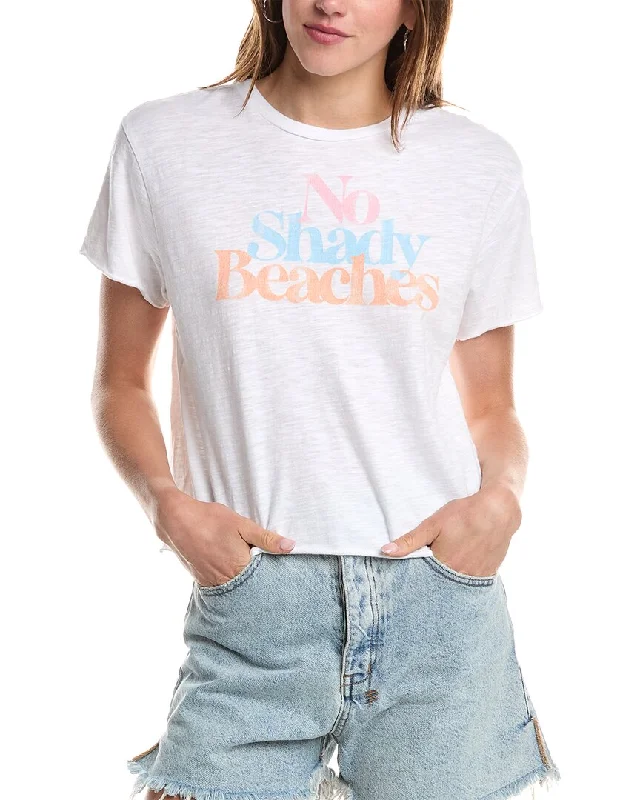 Off-Shoulder T-ShirtsOriginal Retro Brand No Shady Beaches T-Shirt