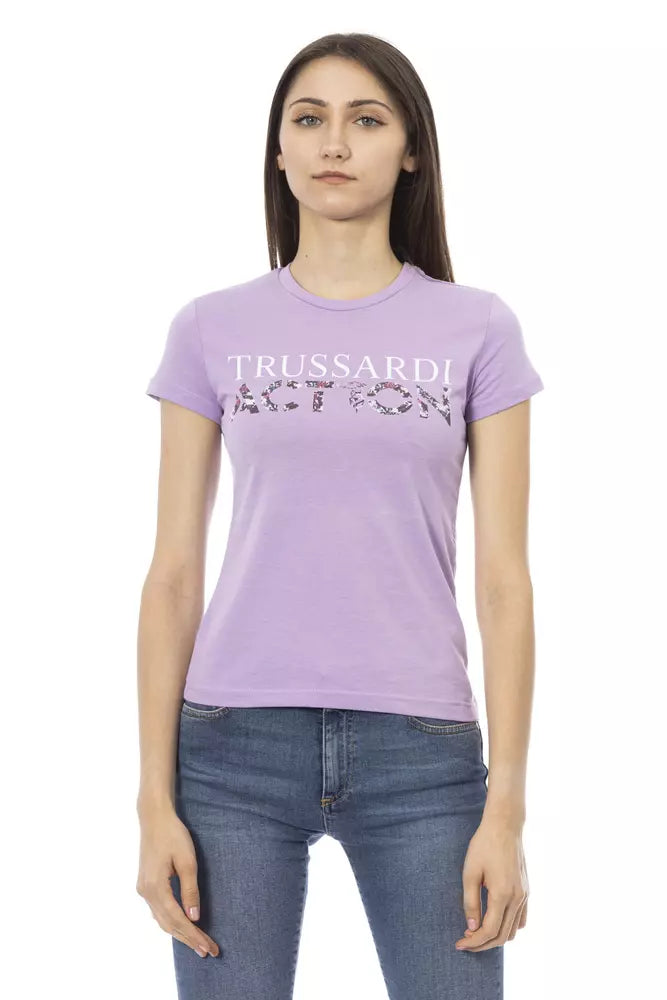 Ruffled T-ShirtsTrussardi Action  Cotton Tops & Women's T-Shirt