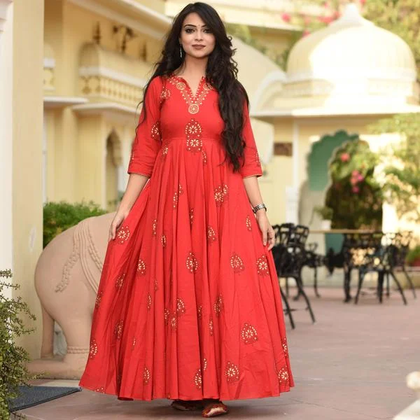 Empress Red Kurta Set