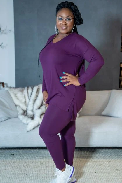 Loungewear’s Purple Relax Set