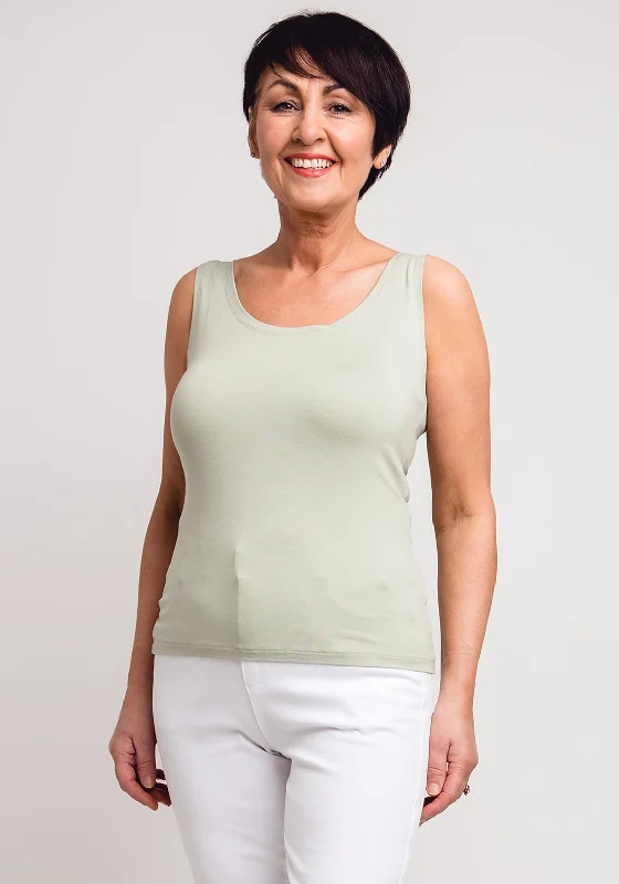 Masai Els Vest Top, Sage Green