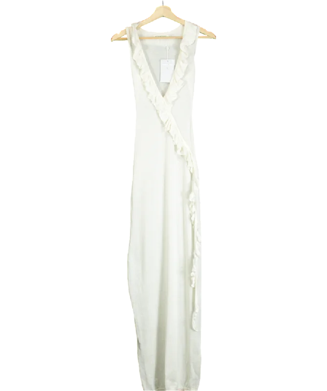 Designer DressAsta Resort Cream Antonella Dress - Blanca UK XS