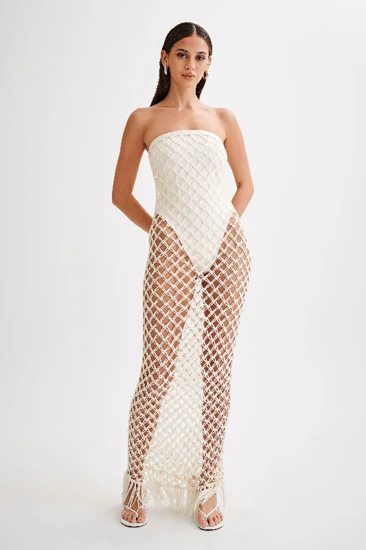 Waterproof DressPrudence Knit Midi Dress - Buttercream