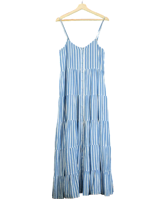 Running DressSezane Blue Ama Striped Dress UK S