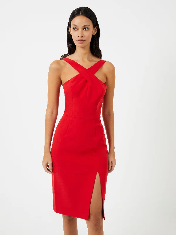 Opaque DressEcho Crepe Halterneck Midi Dress