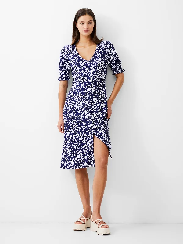 Thermal DressFlorale Button-Through Midi Dress