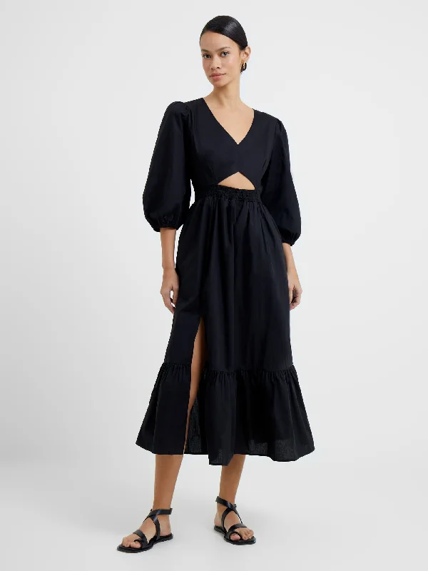 High-low DressRhodes Poplin Cut-Out Midaxi Dress