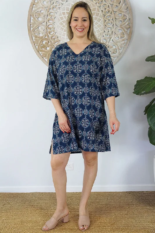 TunicTopUnicorn3/4 Sleeve Tunic "Katmandu"