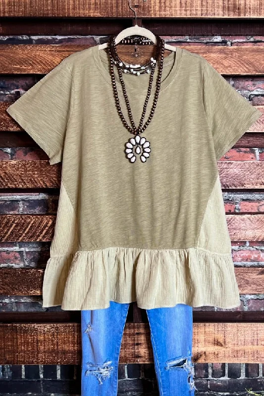 TunicTopVikingALL ABOUT YOU 100% COTTON TUNIC IN SAGE