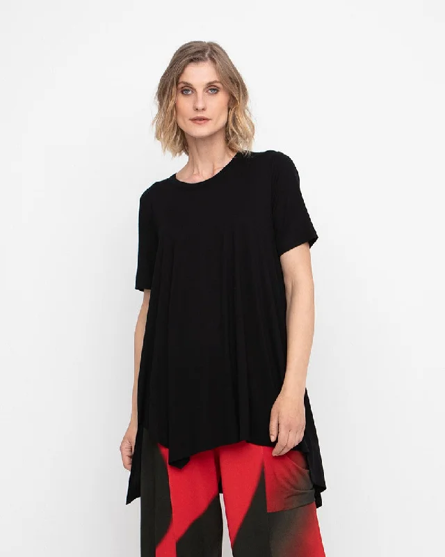 TunicTopDiamondOzai N Ku Laos Tunic Top, Black