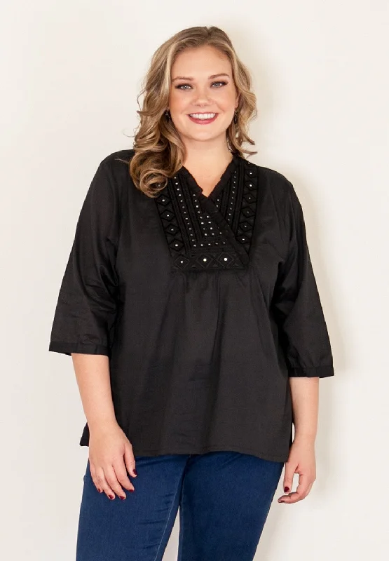 TunicTopEmeraldSweetie Embellished Tunic