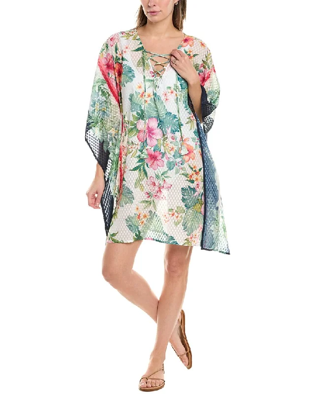 TunicTopSilverTommy Bahama Flora Short Tunic