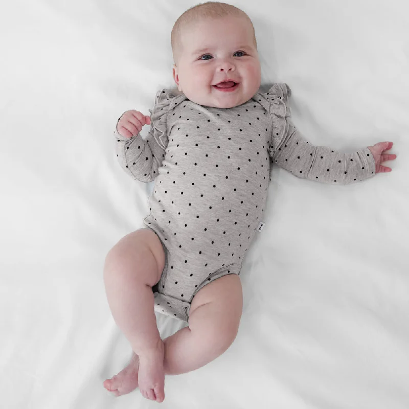 TightstrapDitsy Dots Flutter Bodysuit