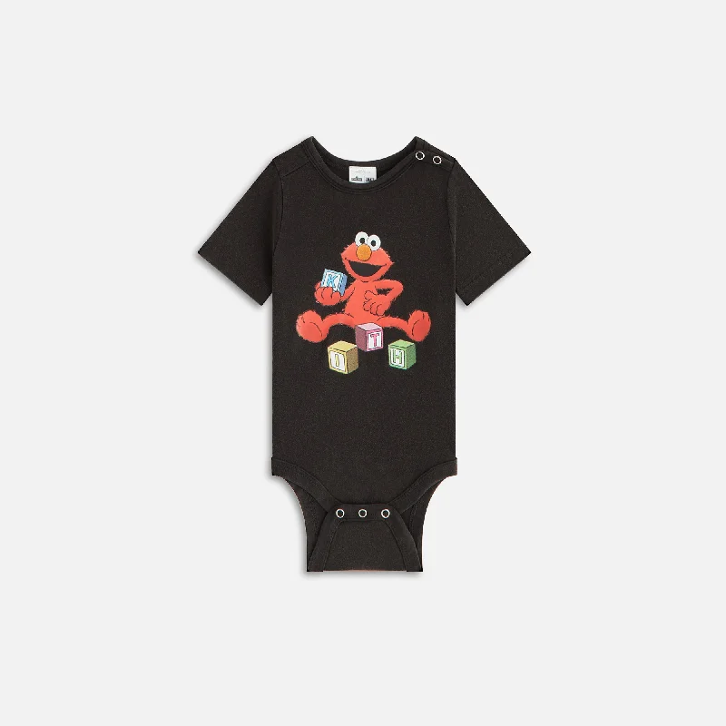 TightwadKith Baby for Sesame Street Alphabet Vintage Bodysuit - Black